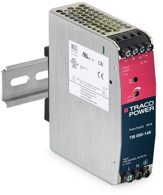 TIB 080-124 TRACO POWER DIN Rail Power Supplies