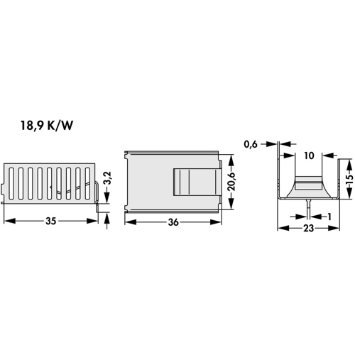 FK 276 MI 247 H Fischer Elektronik Heat Sinks Image 2