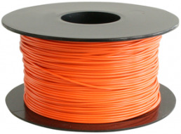 PVC-switching wire, Yv, 0.5 mm², orange, outer Ø 1.4 mm