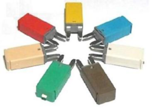Automotive circuit breaker, 20 A, 28 V, yellow, (L x H) 12.45 x 24.5 mm, 341131-AUTO RESET