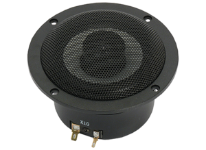 High-end coaxial speaker, 4 Ω, 81 dB, 50 Hz to 22 kHz, black