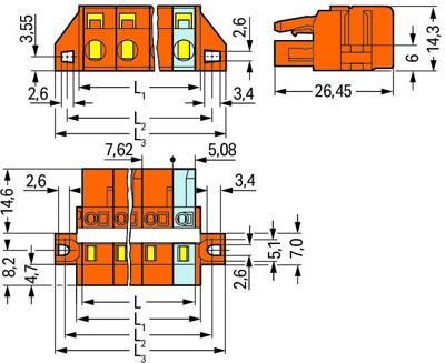231-710/027-000 WAGO PCB Connection Systems Image 2