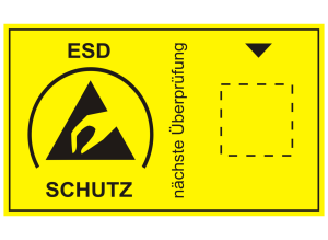 ESD test label, 32 piece, C-102 765