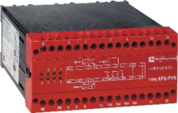 Safety module, 1 Form A (N/O) (transfer function) + 1 Form B (N/C) (feedback loop) + 4 transistor outputs, 24 VDC, XPSPVK1184