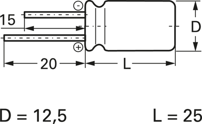 E-RY3005 Frolyt Electrolytic Capacitors Image 2