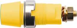 4 mm socket, screw connection, mounting Ø 12.2 mm, CAT III, yellow/green, SAB 6922 AU / GNGE