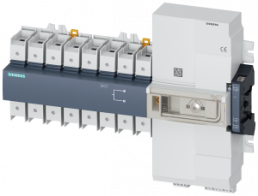 Mains switch, Rotary actuator, 4 pole, 40 A, 800 V, (W x H x D) 340 x 245 x 73.5 mm, screw mounting/DIN rail, 3KC3424-2AA22-0AA3