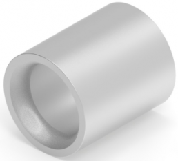 Butt connector, uninsulated, 34-35 mm², AWG 2, silver, 16.26 mm