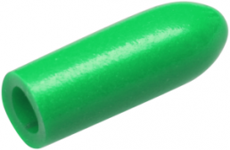Snap-on lever cap, Ø 3.5 mm, (H) 11 mm, green, for toggle switch, U273