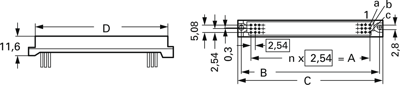 2-1393659-8 AMP DIN PCB Connectors Image 3