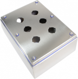 Stainless steel push button enclosure, (L x W x H) 225.55 x 115.06 x 303.27 mm, metal, IP69/IP69K, HYPB6SS