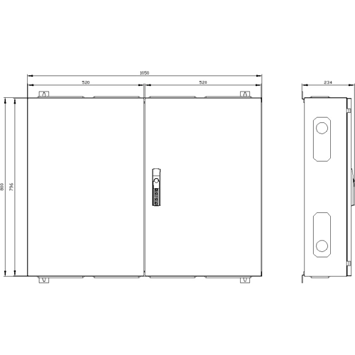 8GK1122-3KA42 Siemens Switch Cabinets, server cabinets Image 2