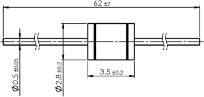 B88069X8801B502 TDK (EPCOS) Gas Discharge Tubes Image 2