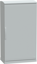 Control cabinet, (H x W x D) 1250 x 750 x 420 mm, IP44, polyester, light gray, NSYPLAZT1274G
