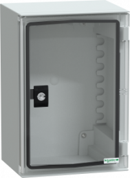 Control cabinet, (H x W x D) 300 x 200 x 160 mm, IP66, polyester, light gray, NSYPLM32TG