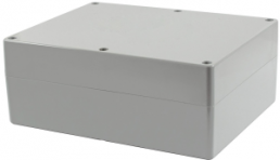 ABS enclosure, (L x W x H) 300 x 240 x 120 mm, light gray (RAL 7035), IP66, 1554YAGY