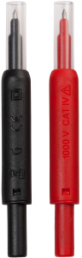 Test probes kit, socket 4 mm, rigid, 1 kV, black/red, P01102127Z