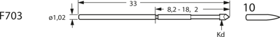 F07510S064L150 Feinmetall Contact Probes Image 3