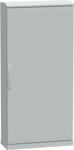 Control cabinet, (H x W x D) 1500 x 750 x 320 mm, IP44, polyester, light gray, NSYPLAZT1573G