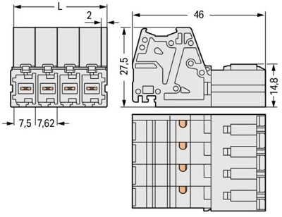 831-3208 WAGO PCB Connection Systems Image 2