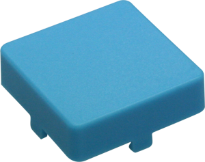 Aperture, square, (L x W x H) 14 x 14 x 5.5 mm, blue, for short-stroke pushbutton, 5.46.681.001/0611
