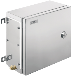 Stainless steel enclosure, (L x W x H) 150 x 260 x 260 mm, silver (RAL 7035), IP66, 1199920000
