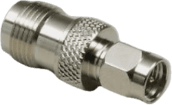 Coaxial adapter, 50 Ω, SMA plug to TNC socket, straight, 0409039