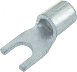 Uninsulated forked cable lug, 0.5-1.0 mm², 3.2 mm, metal