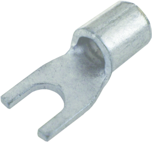 Uninsulated forked cable lug, 4.0 mm², 8.4 mm, C8, metal