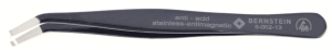 ESD SMD tweezers, uninsulated, antimagnetic, stainless steel, 115 mm, 5-063-13