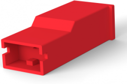 Insulating housing for 6.35 mm, 1 pole, polyamide, UL 94V-0, red, 2-154719-0