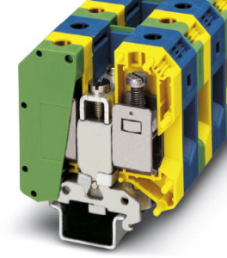 Protective conductor terminal, screw connection, 16-50 mm², 150 A, 8 kV, yellow/green, 3009163