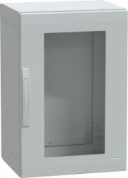 Control cabinet, (H x W x D) 750 x 500 x 420 mm, IP65, polyester, light gray, NSYPLA754TG