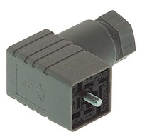 Valve connector, DIN shape C, 3 pole + PE, 250 V, 0.25-0.75 mm², 933024106