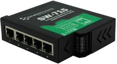 SW-715 BRAINBOXES Industrial ethernet switches Image 2