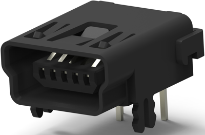 1734510-1 AMP USB Connectors, PC Connectors Image 1