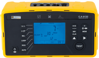 C.A 6133 Chauvin Arnoux VDE testers, Installation testers, Insulation testers Image 3