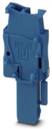 Plug, spring balancer connection, 0.08-4.0 mm², 1 pole, 24 A, 6 kV, blue, 3043080