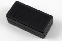 ABS miniature enclosure, (L x W x H) 50 x 25 x 15 mm, black (RAL 9005), IP54, 1551BBK