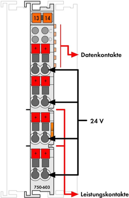 750-603 WAGO Feed and segment modules Image 2