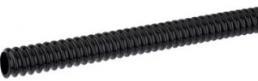 Corrugated hose, inside Ø 40 mm, outside Ø 46.4 mm, BR 105 mm, PVC, black