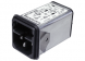 IEC plug C14, 50 to 60 Hz, 2 A, 250 VAC, 4 mH, faston plug 6.3 mm, 4301.6002