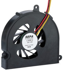 DC radial fan, 12 V, 11.1 m³/h, 32 dB, Magfix sleeve bearing, SEPA, LY60B12FSEXXA