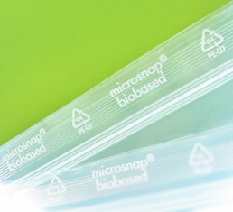 Microsnap Bags Biobased PE neutral 50µ250 x 350 x 0,05