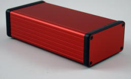 Aluminum enclosure, (L x W x H) 160 x 78 x 43 mm, red, IP54, 1455K1601RD