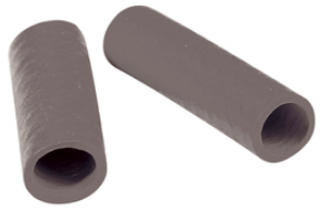 Protection and insulating grommet, inside Ø 5 mm, L 25 mm, gray, PCR, -30 to 90 °C, 0201 0005 013