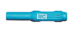 2 mm plug, solder/crimp connection, 0.25-0.5 mm², blue, 65.3314-23