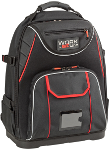 Tool and laptop backpack, without tools, (L x W) 370 x 200 mm, 2 kg, TOP 07 XL R
