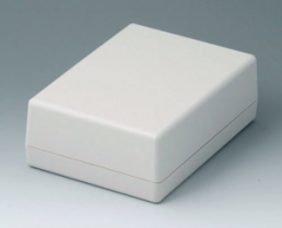 ABS shell housing, (L x W x H) 180 x 118 x 68 mm, gray white (RAL 9002), IP65, A9413341