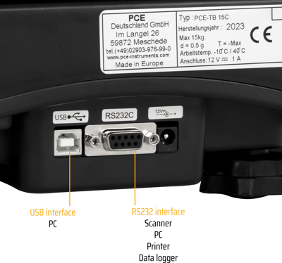 PCE-TB 15C PCE Instruments Weighing Scales Image 2